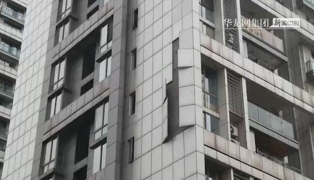 高樓外墻保溫材料開裂松動